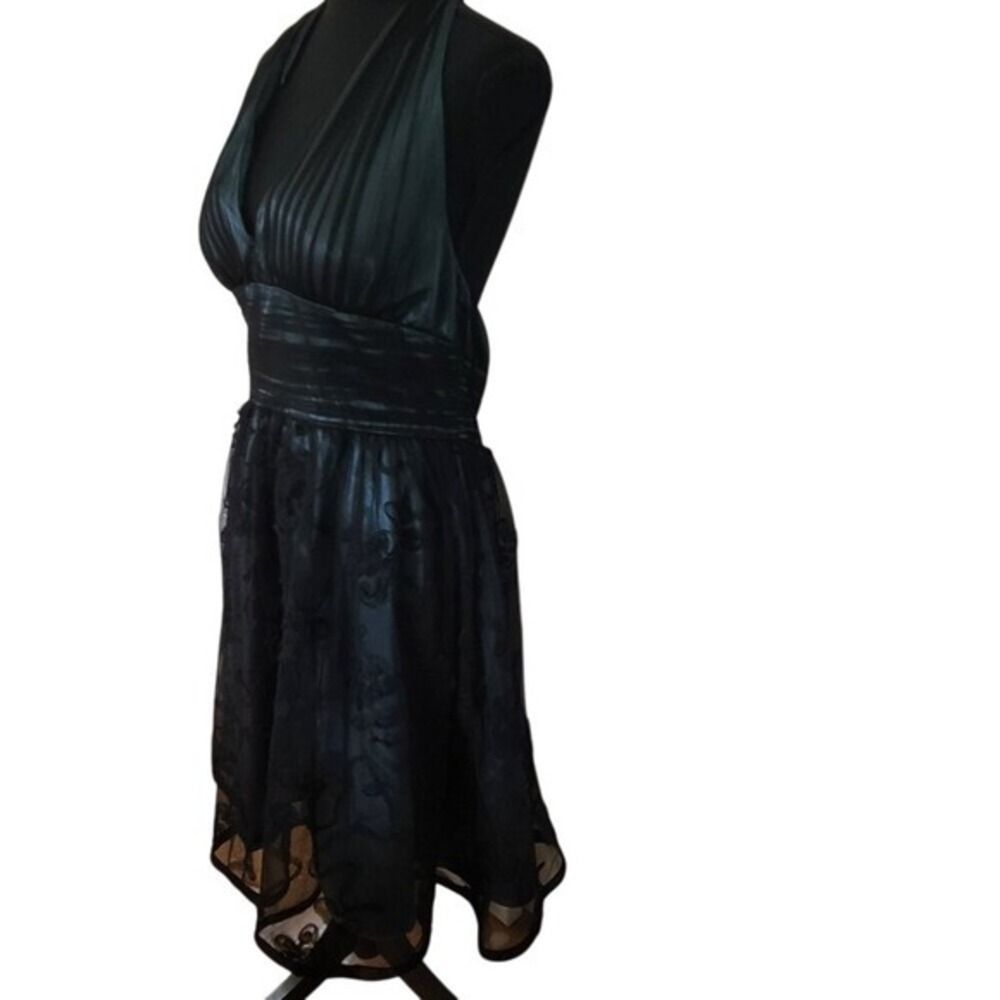 Coldwater Creek Women 12P Halter Cocktail Dress Whimsgoth Y2K‎ Formal Vintage - Picture 4 of 11